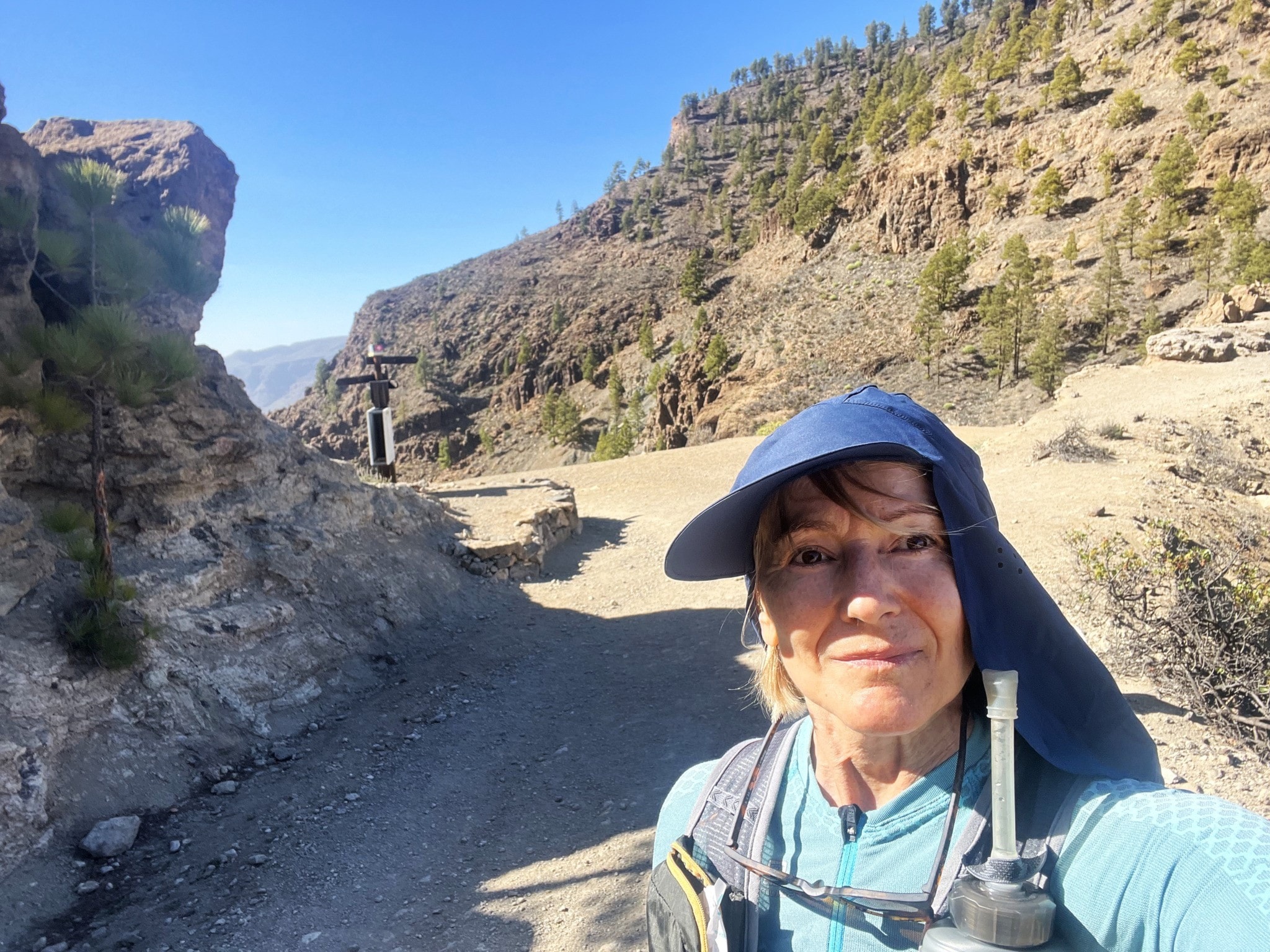 Ninette Banoun måtte gi seg etter 88 km i Trangrancanaria
